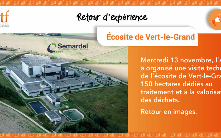 Visite de l'écosite de Vert-le-Grand (91) / retour d'expérience