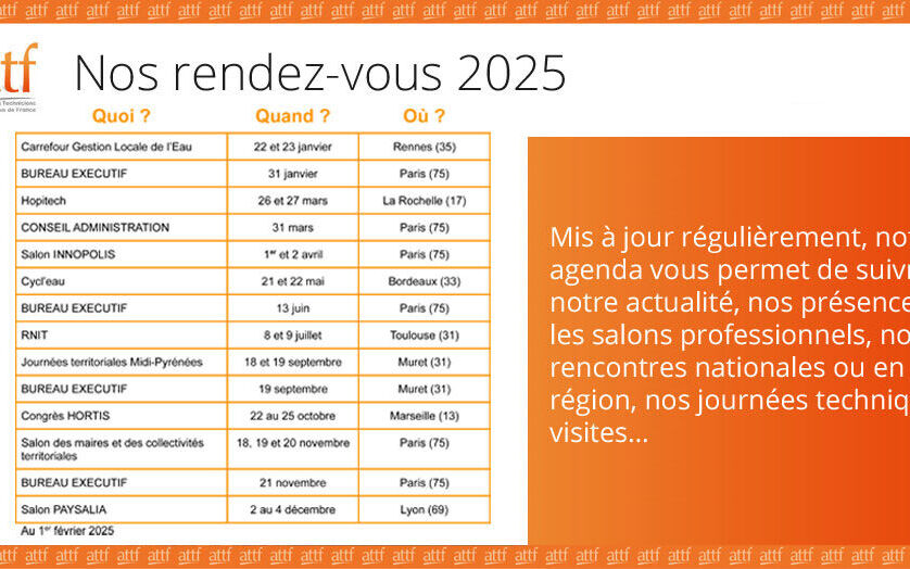 Nos rendez-vous 2025