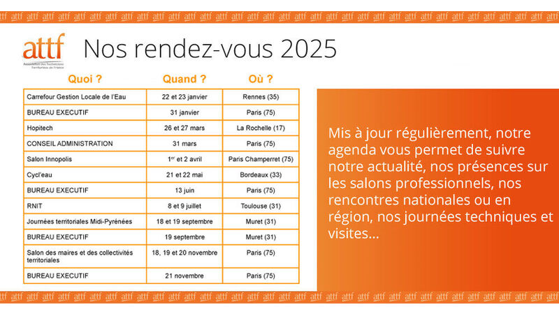 Nos rendez-vous 2025 - 2025